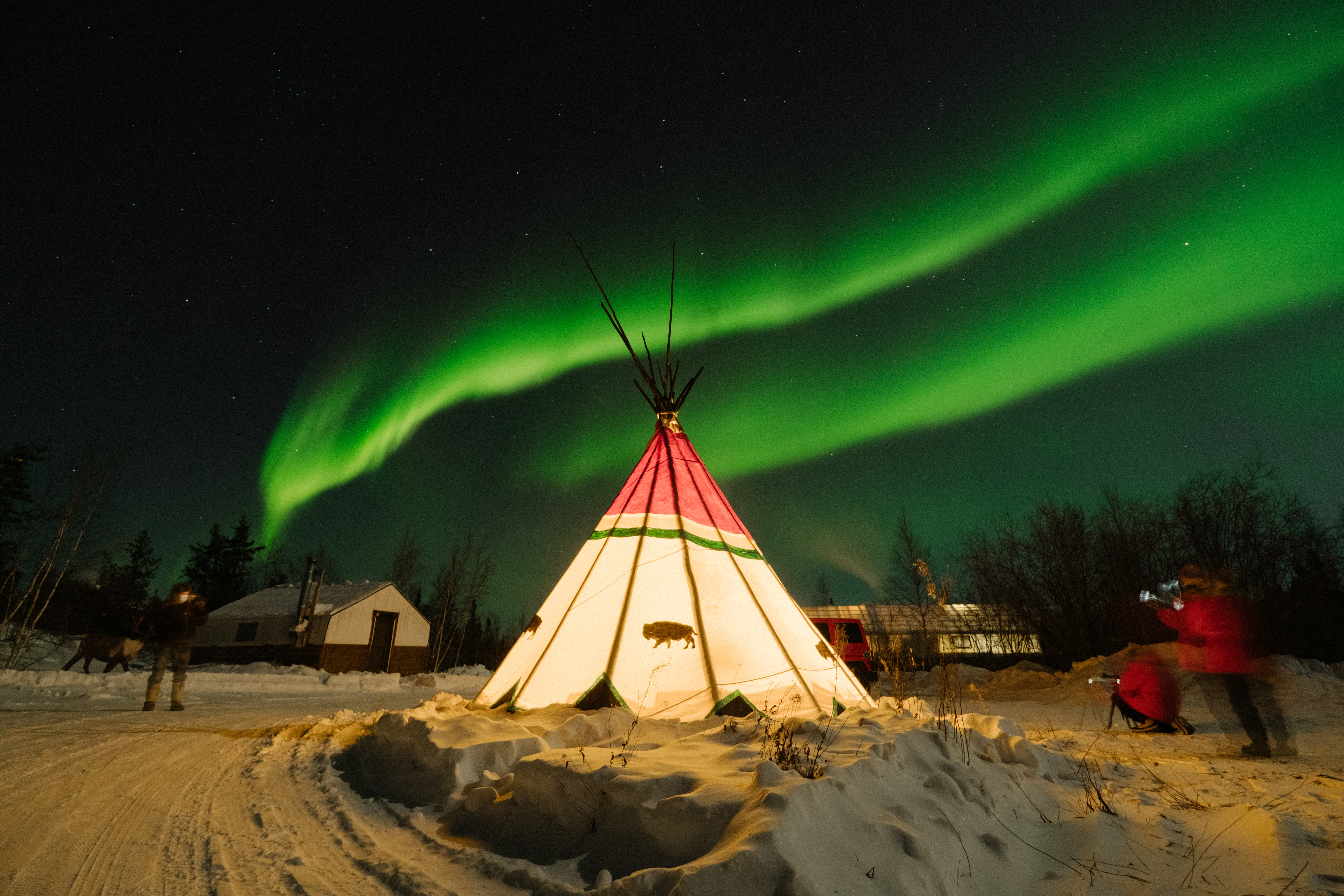 캐나다 로키 오로라 8일  