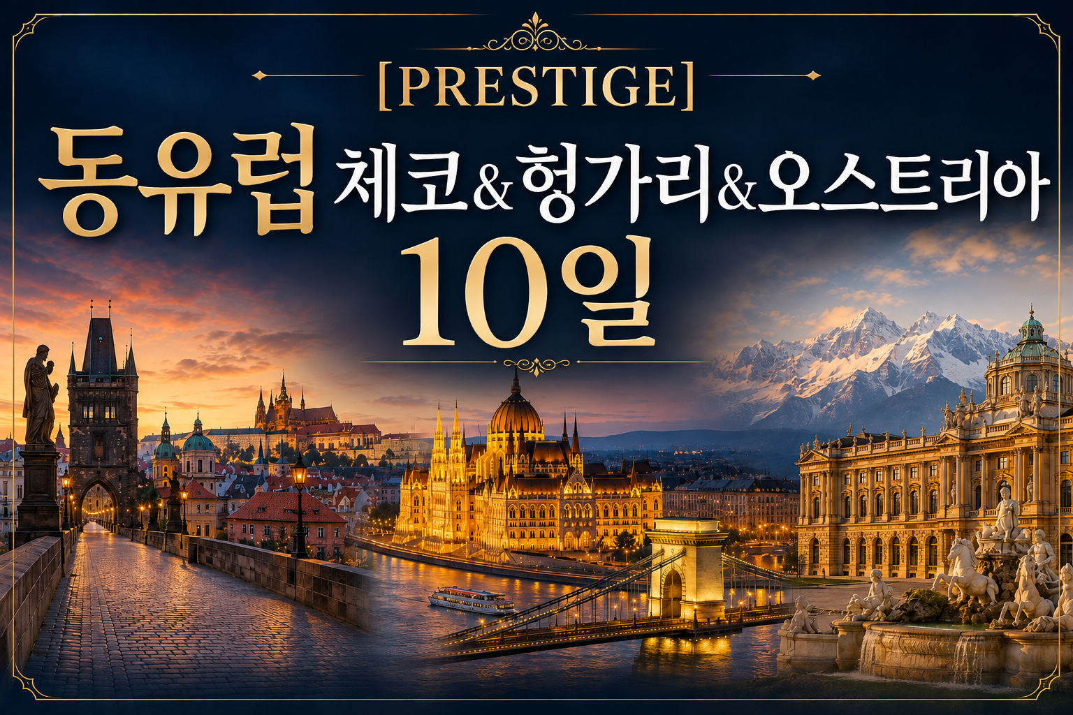 [𝗣𝗥𝗘𝗦𝗧𝗜𝗚𝗘] 동유럽 체코&헝가리&오스트리아 10일
